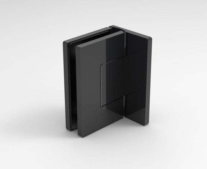 OXFORD Adjustable Polished Chrome Shower Hinge, Wall Mount Offset Back Plate, Cover Plates