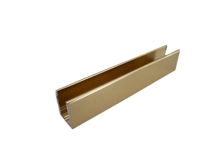 2.41 Metre Regular Aluminium U Channels for 10 mm Glass