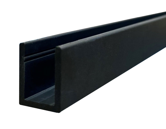 2.41 Metre Regular Aluminium U Channels for 10 mm Glass